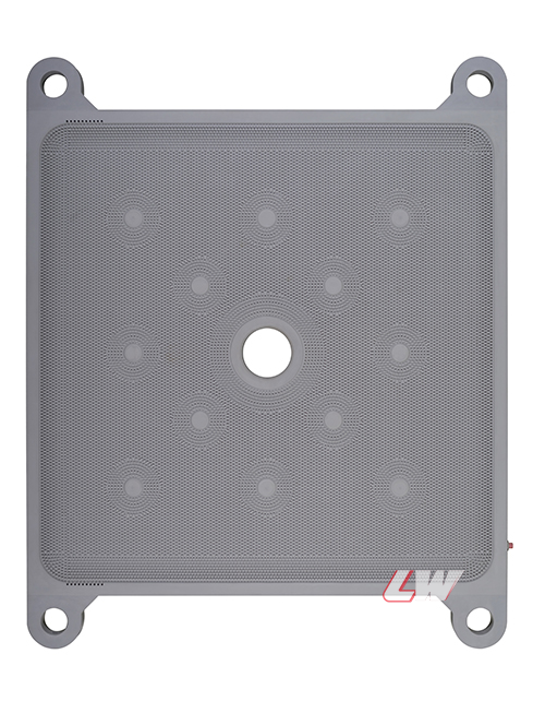Special-shape intermediate feed diaphragm plate