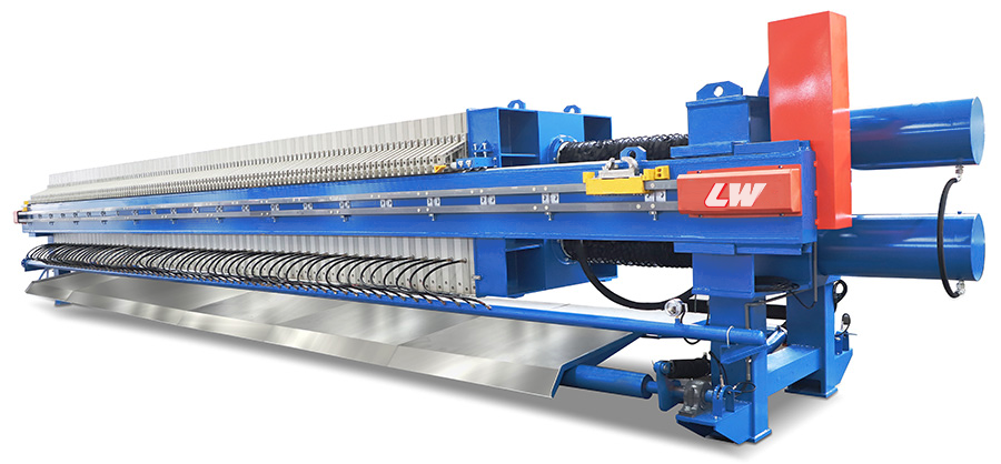 Advanced membrane quick opening automated filter press