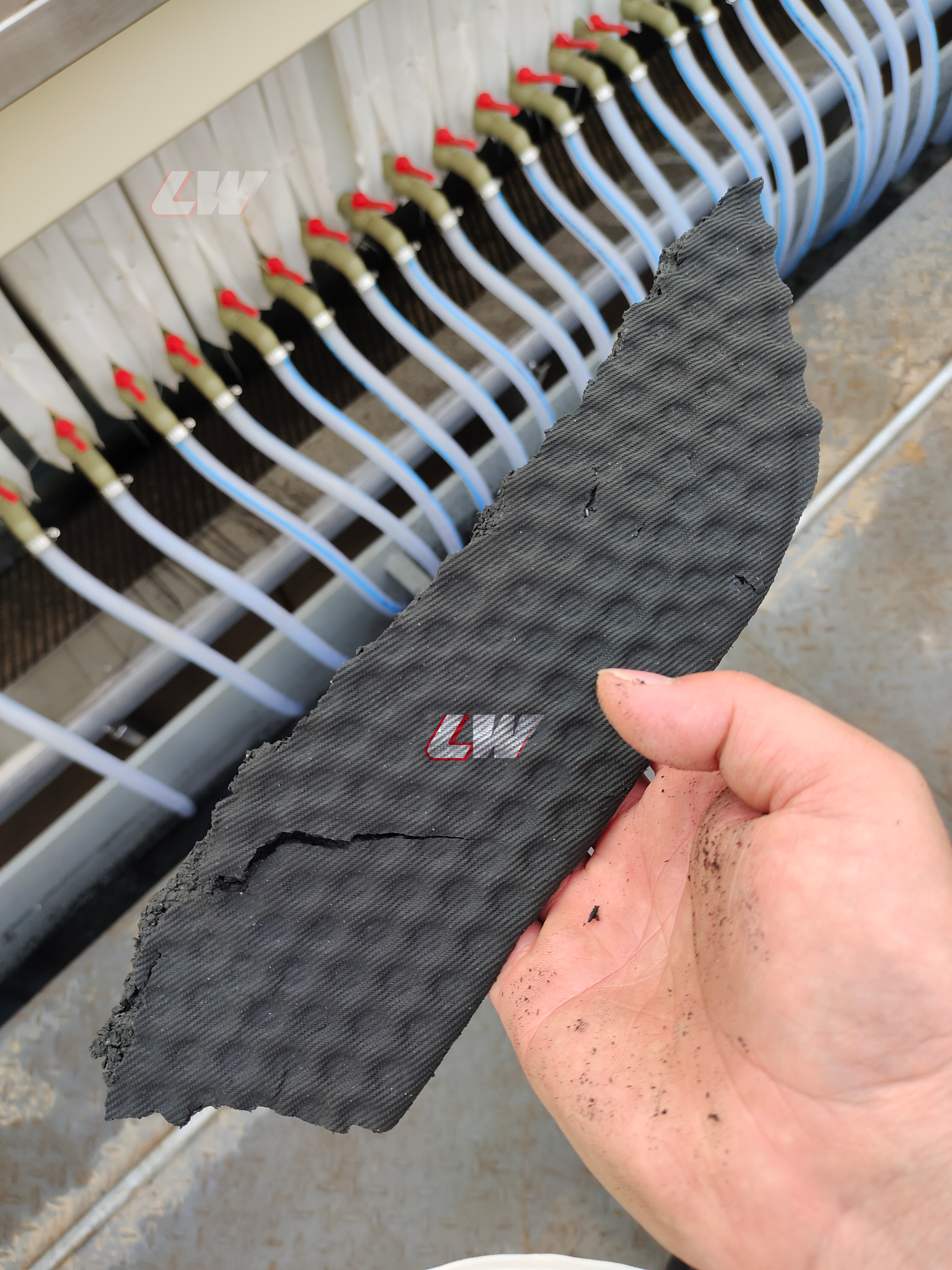 loway equipment filter press process dry cake high efficiency dewatering solutions