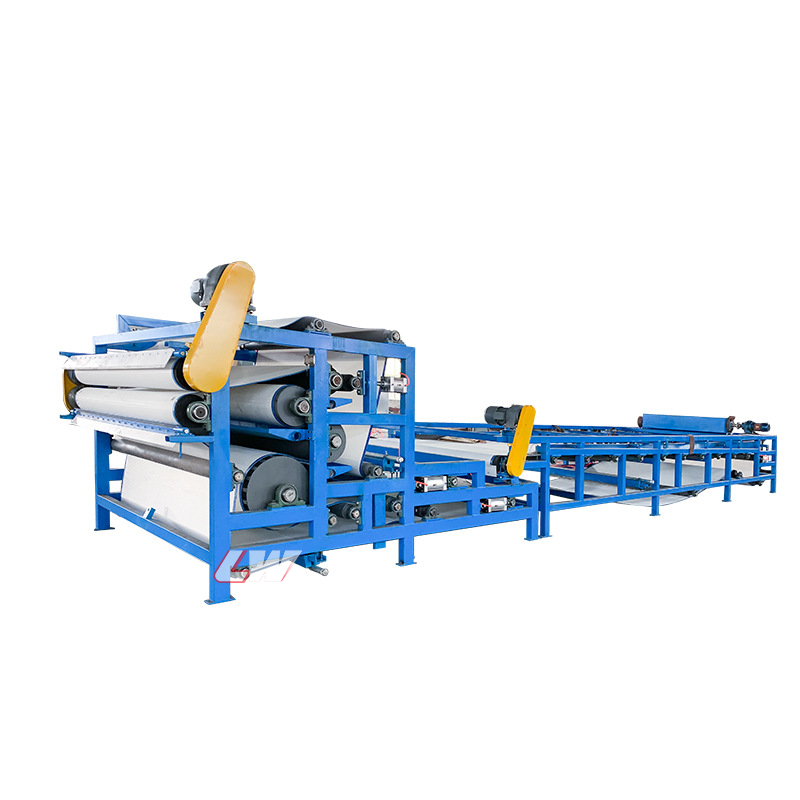 Loway LW series belt filter press machine before dispatch