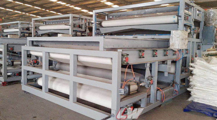 key components of loway high performance belt filter press