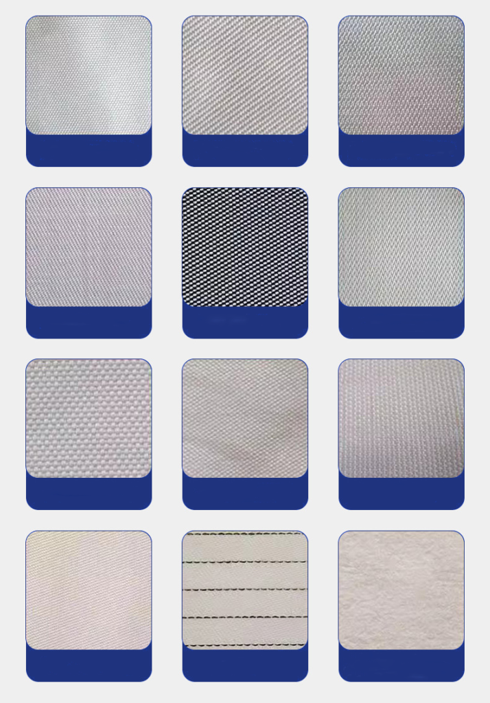 Filter cloth weave types