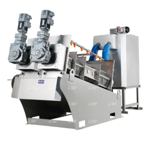 Multi Disc Screw Press with Automatic Cleaning for Organic Wastewater Loway Equipment
