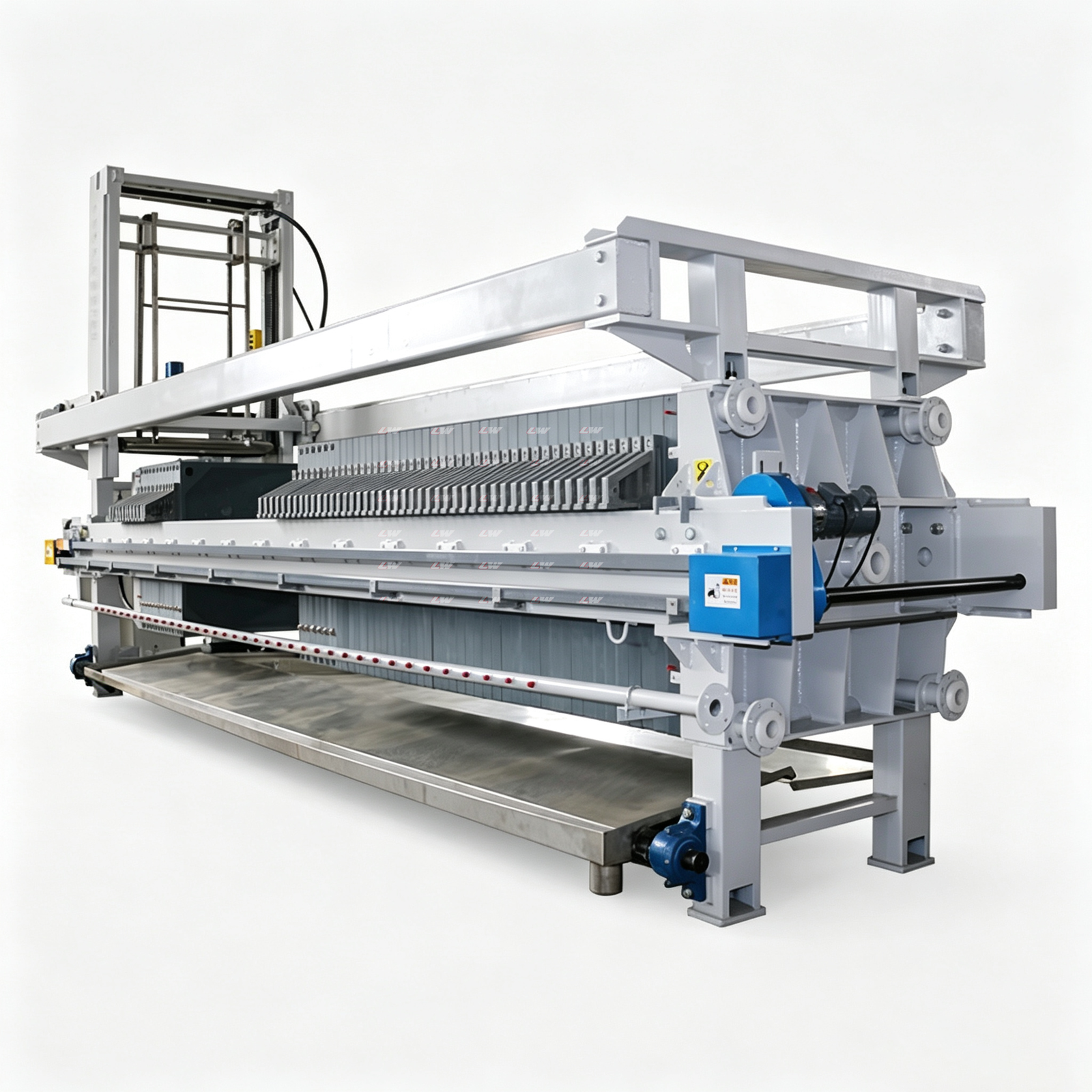 Loway automated filter press with PLC control cabinet and full automation hardware