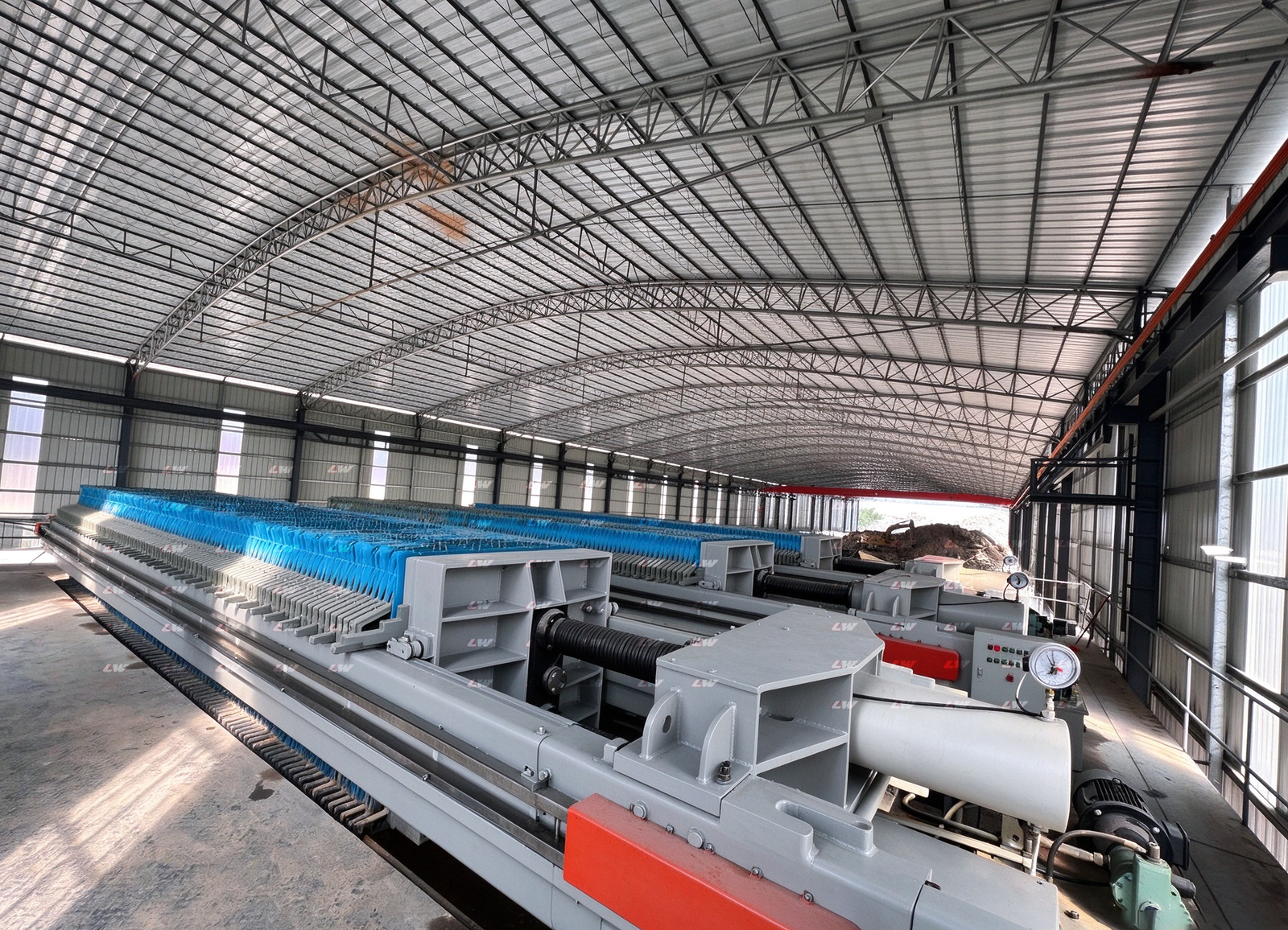 Loway project sets of filter press for oil sludge industry